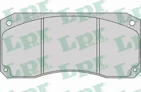 LPR 05P1153 - Brake Pad Set, disc brake autospares.lv