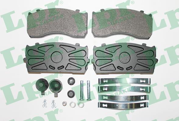 LPR 05P1169K - Brake Pad Set, disc brake autospares.lv