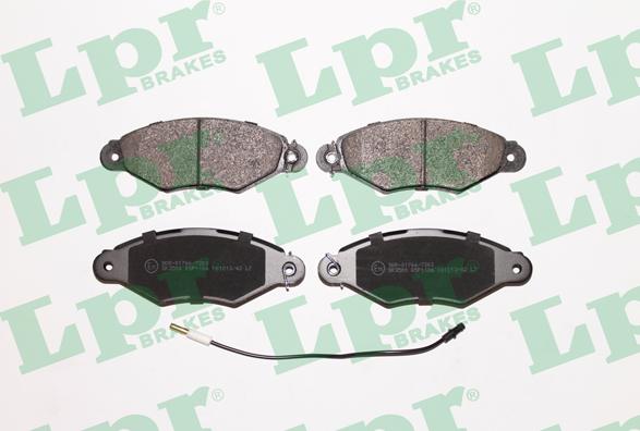 LPR 05P1106 - Brake Pad Set, disc brake autospares.lv