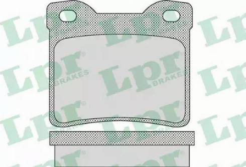 LPR 05P1100 - Brake Pad Set, disc brake autospares.lv