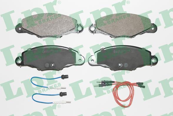 LPR 05P1103 - Brake Pad Set, disc brake autospares.lv