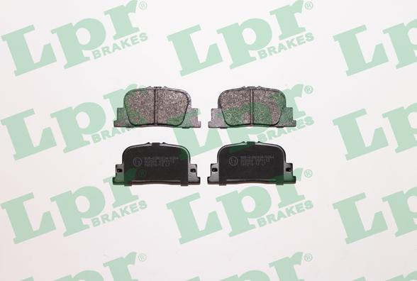 LPR 05P1112 - Brake Pad Set, disc brake autospares.lv