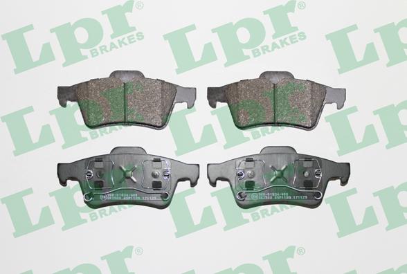 LPR 05P1189 - Brake Pad Set, disc brake autospares.lv