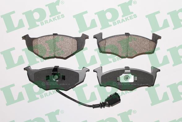 LPR 05P1120 - Brake Pad Set, disc brake autospares.lv