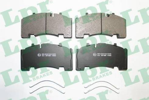 LPR 05P1899 - Brake Pad Set, disc brake autospares.lv