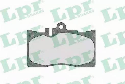 LPR 05P1841 - Brake Pad Set, disc brake autospares.lv