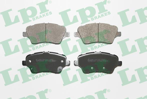 LPR 05P1856 - Brake Pad Set, disc brake autospares.lv