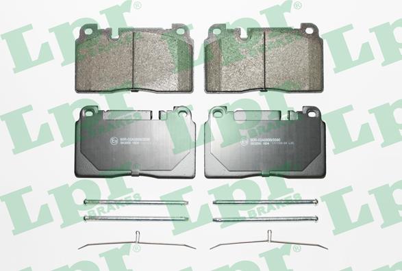 LPR 05P1804 - Brake Pad Set, disc brake autospares.lv