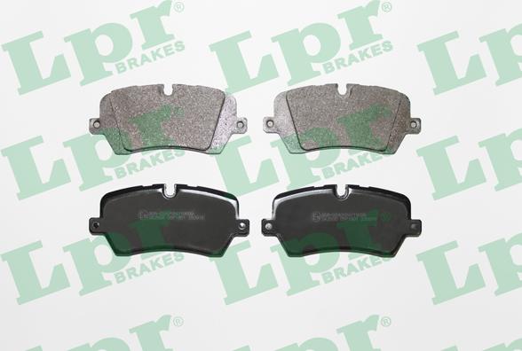 LPR 05P1801 - Brake Pad Set, disc brake autospares.lv