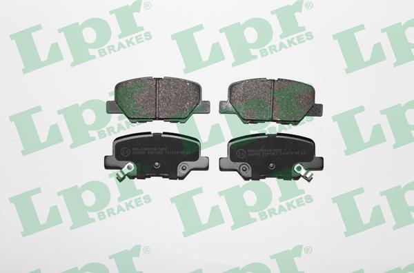 LPR 05P1802 - Brake Pad Set, disc brake autospares.lv