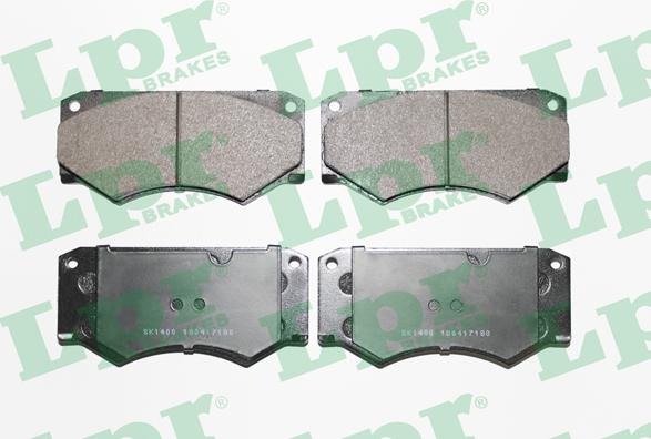 LPR 05P180 - Brake Pad Set, disc brake autospares.lv