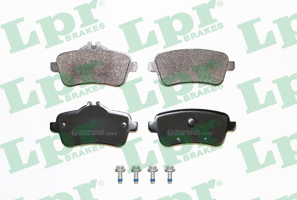LPR 05P1817 - Brake Pad Set, disc brake autospares.lv