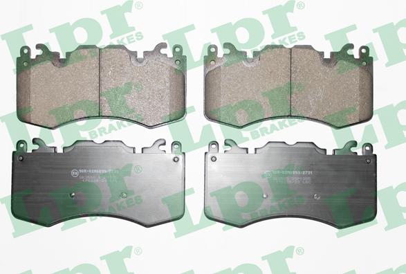 LPR 05P1885 - Brake Pad Set, disc brake autospares.lv