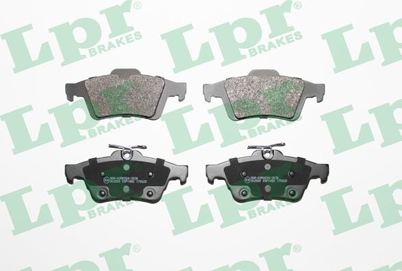 LPR 05P1882 - Brake Pad Set, disc brake autospares.lv