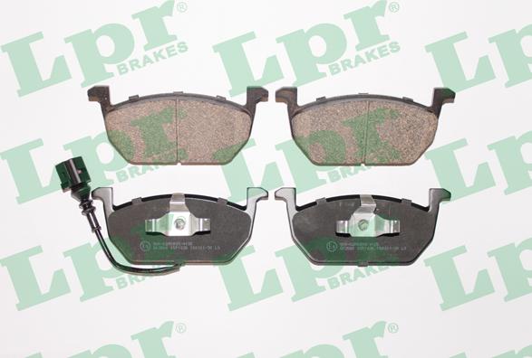 LPR 05P1836 - Brake Pad Set, disc brake autospares.lv