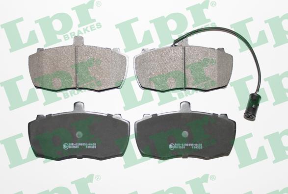 LPR 05P1830 - Brake Pad Set, disc brake autospares.lv