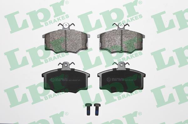 LPR 05P187 - Brake Pad Set, disc brake autospares.lv