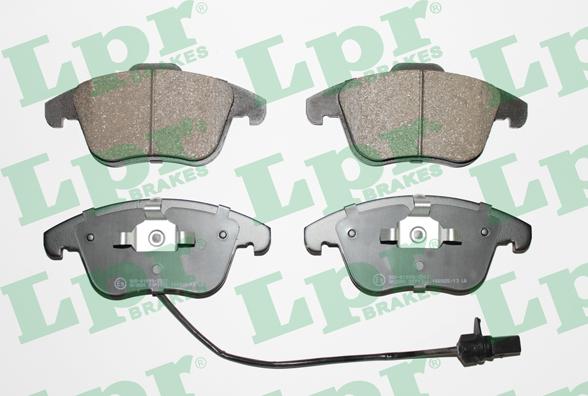 LPR 05P1391 - Brake Pad Set, disc brake autospares.lv