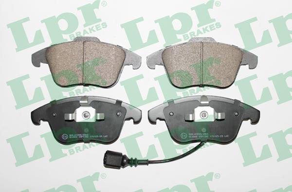 LPR 05P1392 - Brake Pad Set, disc brake autospares.lv