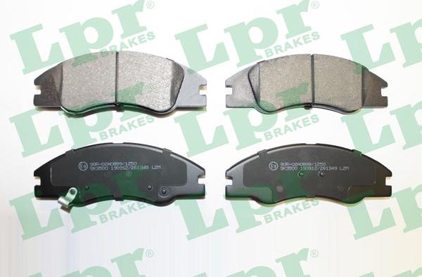 LPR 05P1349 - Brake Pad Set, disc brake autospares.lv