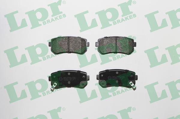 LPR 05P1344 - Brake Pad Set, disc brake autospares.lv
