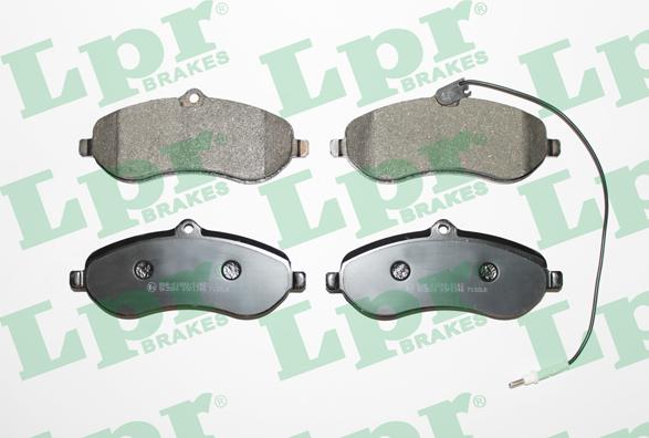 LPR 05P1348 - Brake Pad Set, disc brake autospares.lv