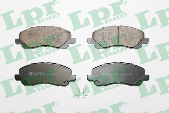 LPR 05P1347 - Brake Pad Set, disc brake autospares.lv