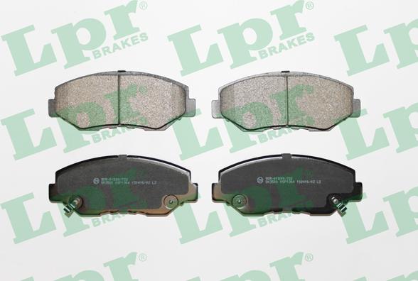 LPR 05P1364 - Brake Pad Set, disc brake autospares.lv