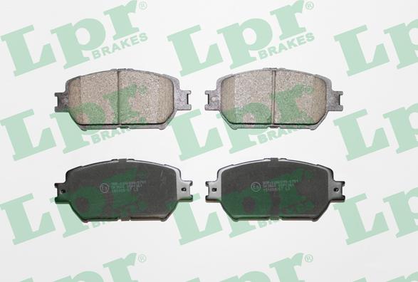 LPR 05P1361 - Brake Pad Set, disc brake autospares.lv