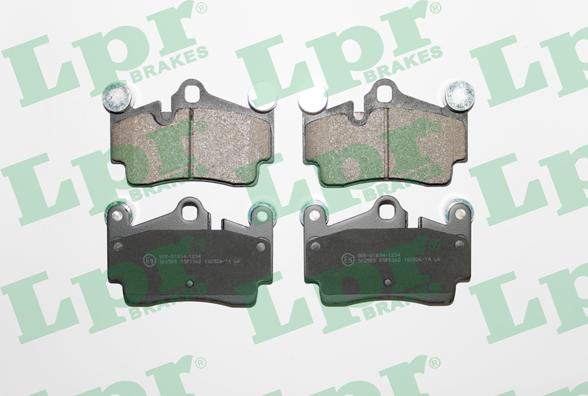 LPR 05P1362 - Brake Pad Set, disc brake autospares.lv