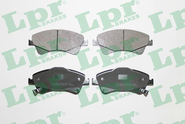 LPR 05P1313 - Brake Pad Set, disc brake autospares.lv