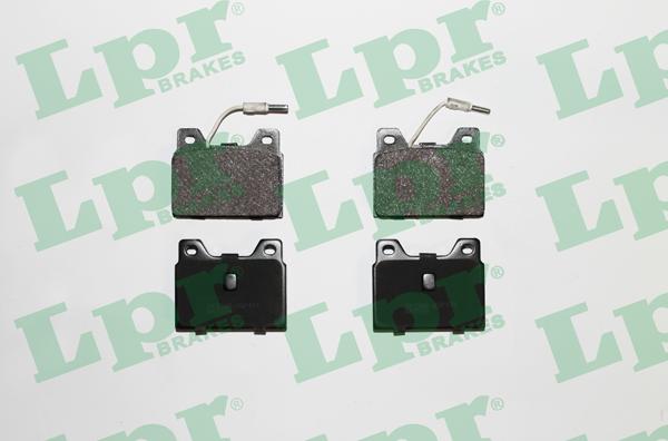 LPR 05P131 - Brake Pad Set, disc brake autospares.lv