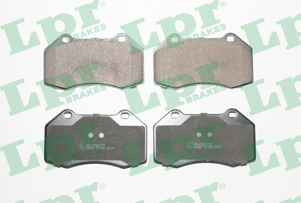 LPR 05P1389 - Brake Pad Set, disc brake autospares.lv