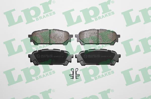 LPR 05P1335 - Brake Pad Set, disc brake autospares.lv