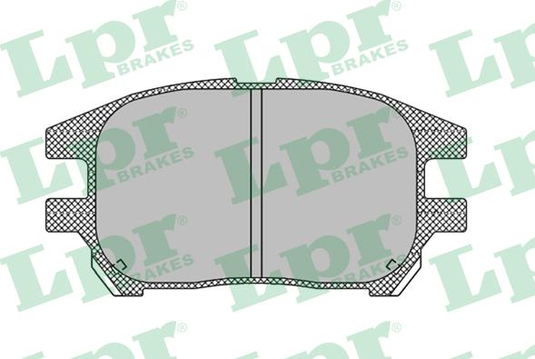 LPR 05P1332 - Brake Pad Set, disc brake autospares.lv