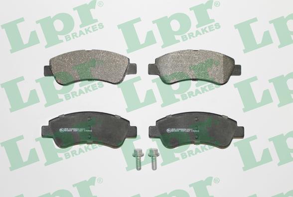 LPR 05P1327 - Brake Pad Set, disc brake autospares.lv