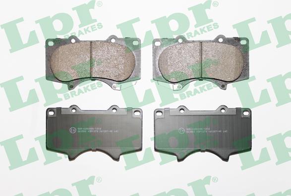 LPR 05P1379 - Brake Pad Set, disc brake autospares.lv