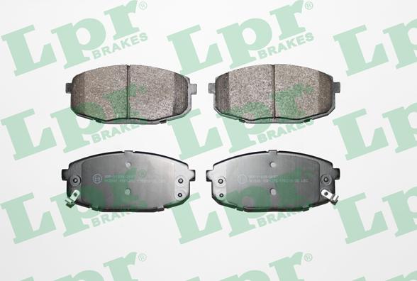 LPR 05P1375 - Brake Pad Set, disc brake autospares.lv