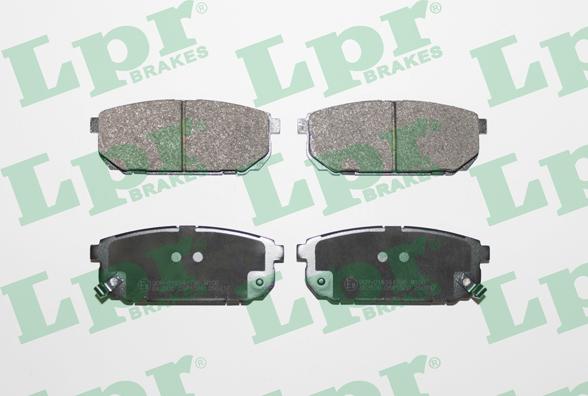 LPR 05P1370 - Brake Pad Set, disc brake autospares.lv