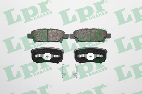 LPR 05P1373 - Brake Pad Set, disc brake autospares.lv