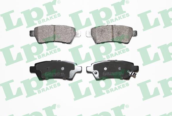 LPR 05P1377 - Brake Pad Set, disc brake autospares.lv