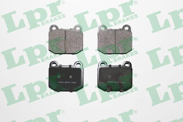 LPR 05P137 - Brake Pad Set, disc brake autospares.lv