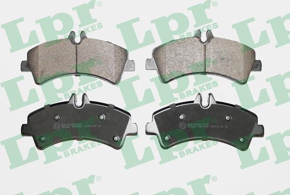 LPR 05P1294 - Brake Pad Set, disc brake autospares.lv