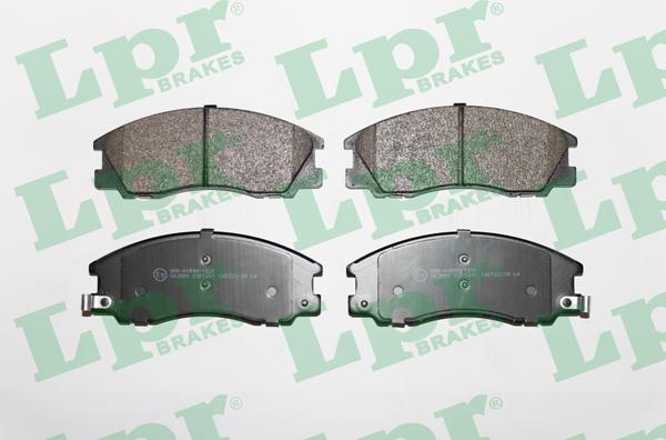 LPR 05P1291 - Brake Pad Set, disc brake autospares.lv