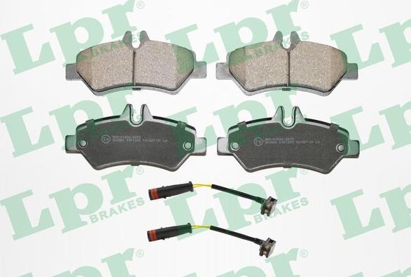 LPR 05P1293A - Brake Pad Set, disc brake autospares.lv