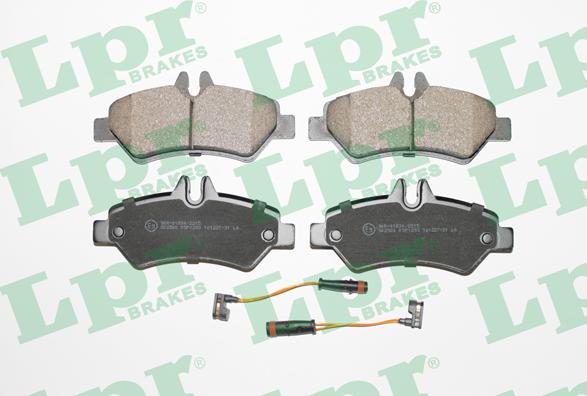 LPR 05P1293 - Brake Pad Set, disc brake autospares.lv