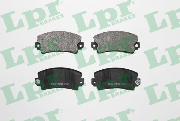 LPR 05P129 - Brake Pad Set, disc brake autospares.lv