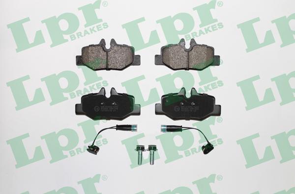 LPR 05P1246 - Brake Pad Set, disc brake autospares.lv