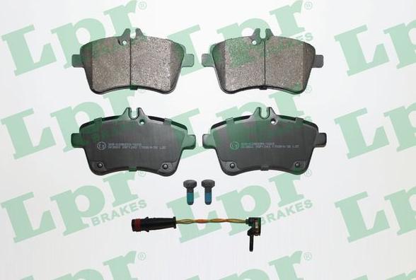 LPR 05P1243A - Brake Pad Set, disc brake autospares.lv