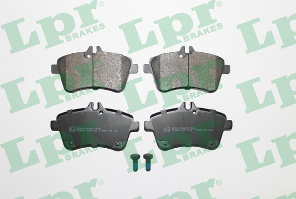 LPR 05P1243 - Brake Pad Set, disc brake autospares.lv